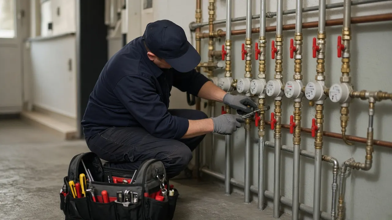 Plomberie en parties communes d’un immeuble à Paris 10