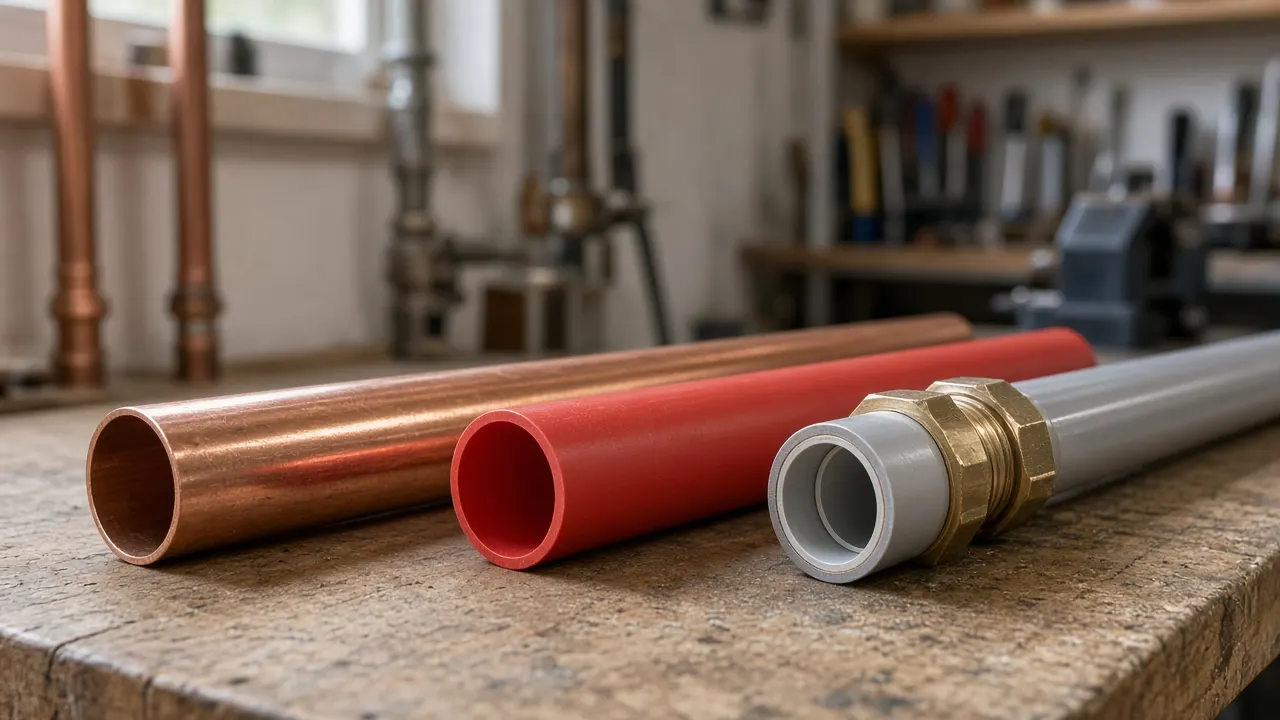 Comparaison de tubes cuivre, PER et multicouche pour rénovation